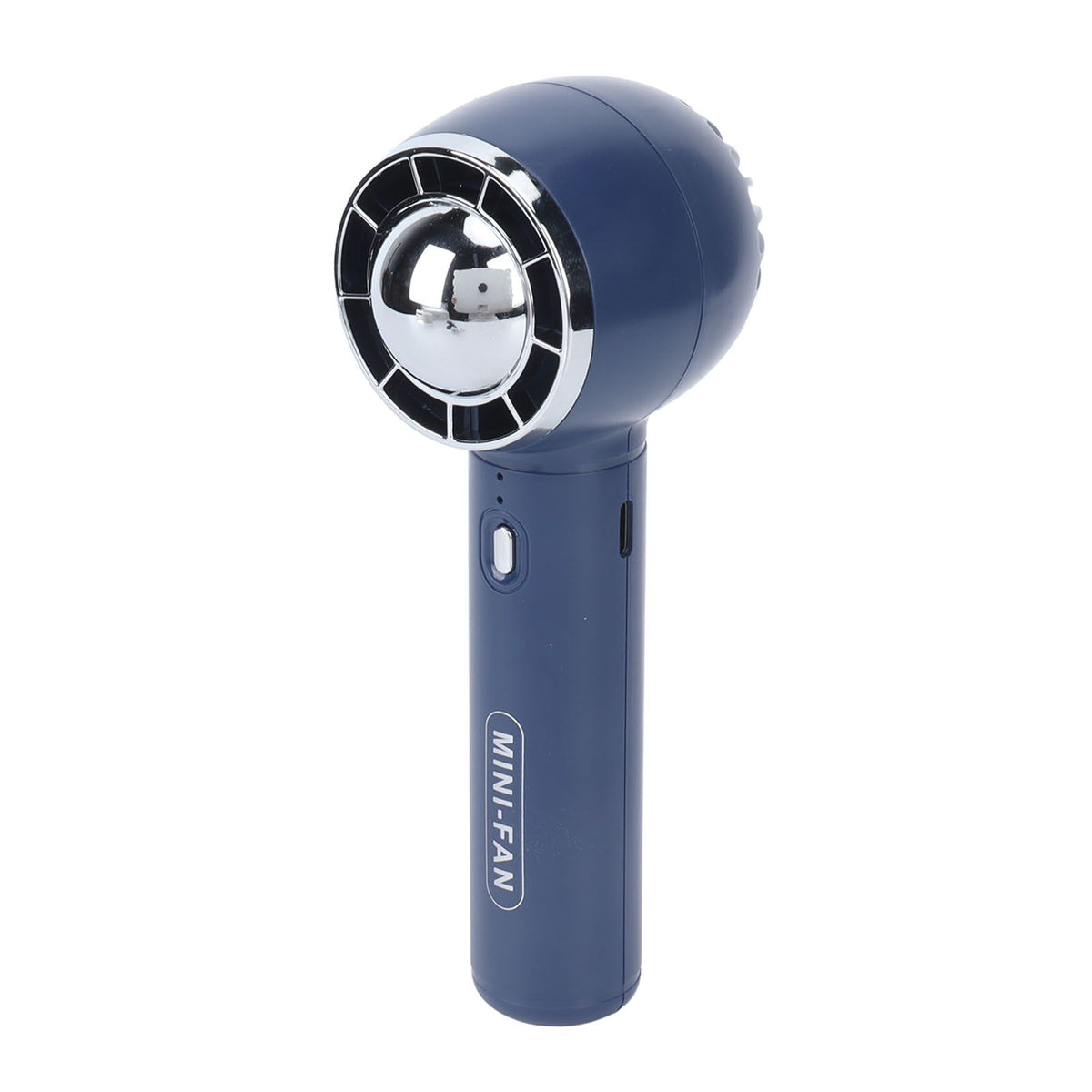 Handheld Fan 3 Speeds USB Charging Strong Wind Lightweight 1200mAh Battery Portable Fan Handheld for Office Travel Blue