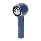 Handheld Fan 3 Speeds USB Charging Strong Wind Lightweight 1200mAh Battery Portable Fan Handheld for Office Travel Blue