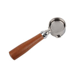 51mm Bottomless Portafilter Zinc Alloy Coffee Filter Holder for DELONGHI ECP3420 Coffee Machine - Rear View