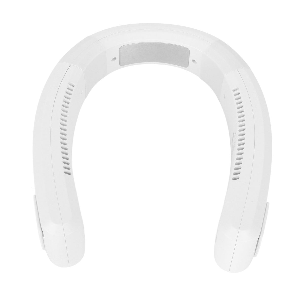 Neck Fan USB Charging 80 Holes 4000 to 5500rpm High Poly Wind Wearable Fan Portable Fan for Household Outdoor White