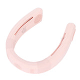Neck Fan USB Charging 80 Holes 4000 to 5500rpm High Poly Wind Wearable Fan Portable Fan for Household Outdoor Pink - Extra Image