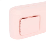 Neck Fan USB Charging 80 Holes 4000 to 5500rpm High Poly Wind Wearable Fan Portable Fan for Household Outdoor Pink