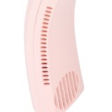 Neck Fan USB Charging 80 Holes 4000 to 5500rpm High Poly Wind Wearable Fan Portable Fan for Household Outdoor Pink - Extra Image