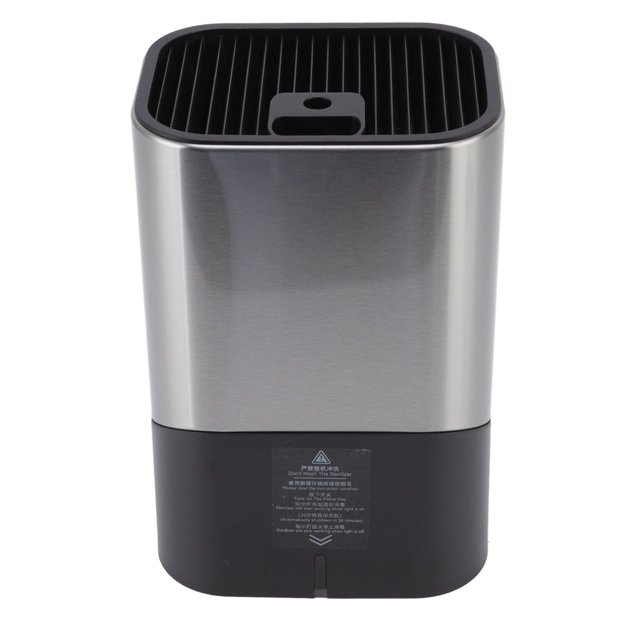 Knife Block Holder Plug in Type Stainless Steel Knife Organizer for Home Kitchen Restaurant 5V