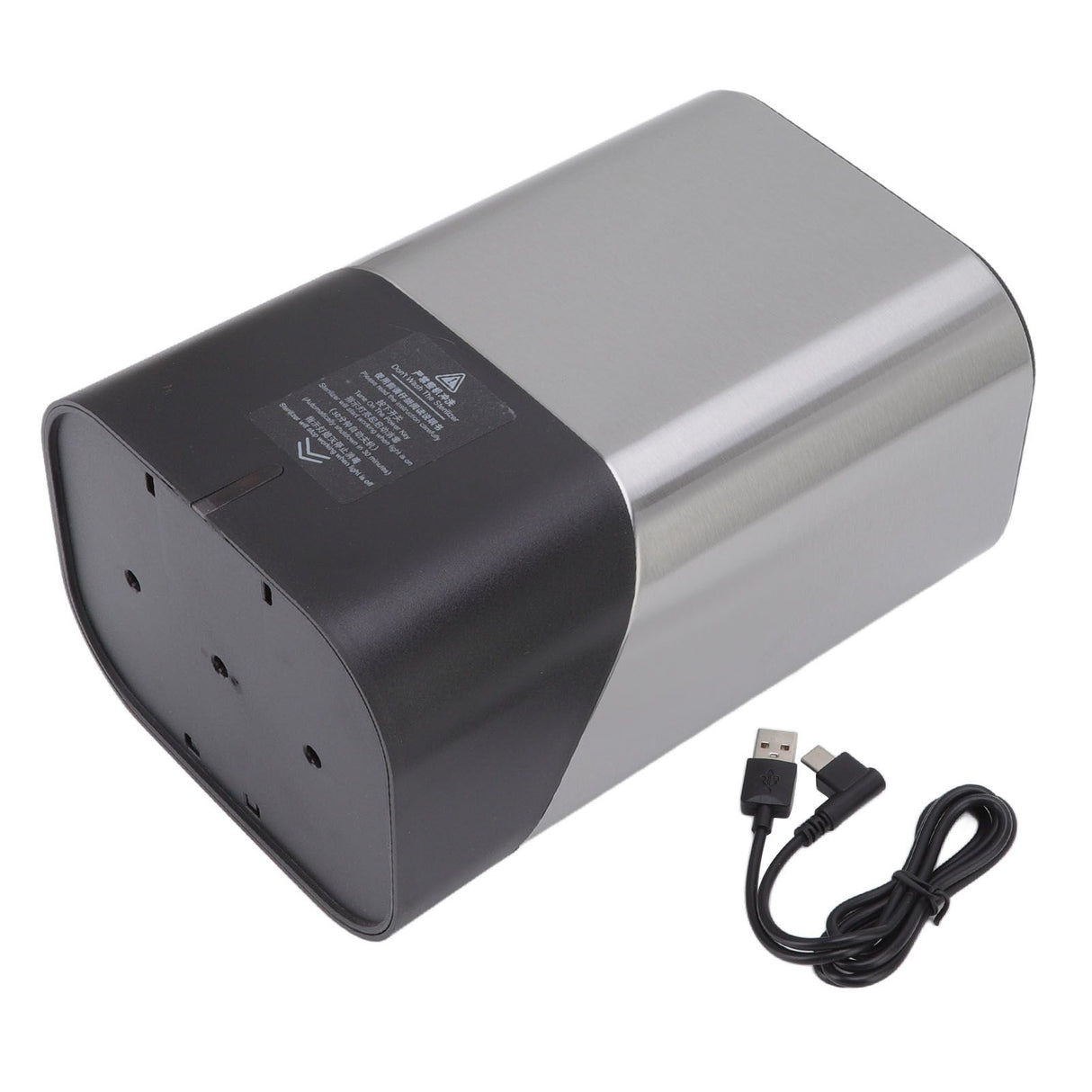 Knife Block Holder Plug in Type Stainless Steel Knife Organizer for Home Kitchen Restaurant 5V