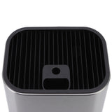 Knife Block Holder Plug in Type Stainless Steel Knife Organizer for Home Kitchen Restaurant 5V