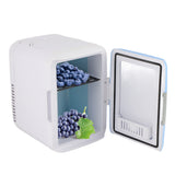 4L Car Refrigerator Large Capacity Small Size Food Grade Liner Cooler Warmer Mini Fridge for Dormitory Office Home