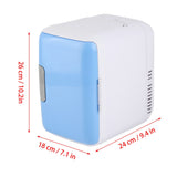 4L Car Refrigerator Large Capacity Small Size Food Grade Liner Cooler Warmer Mini Fridge for Dormitory Office Home