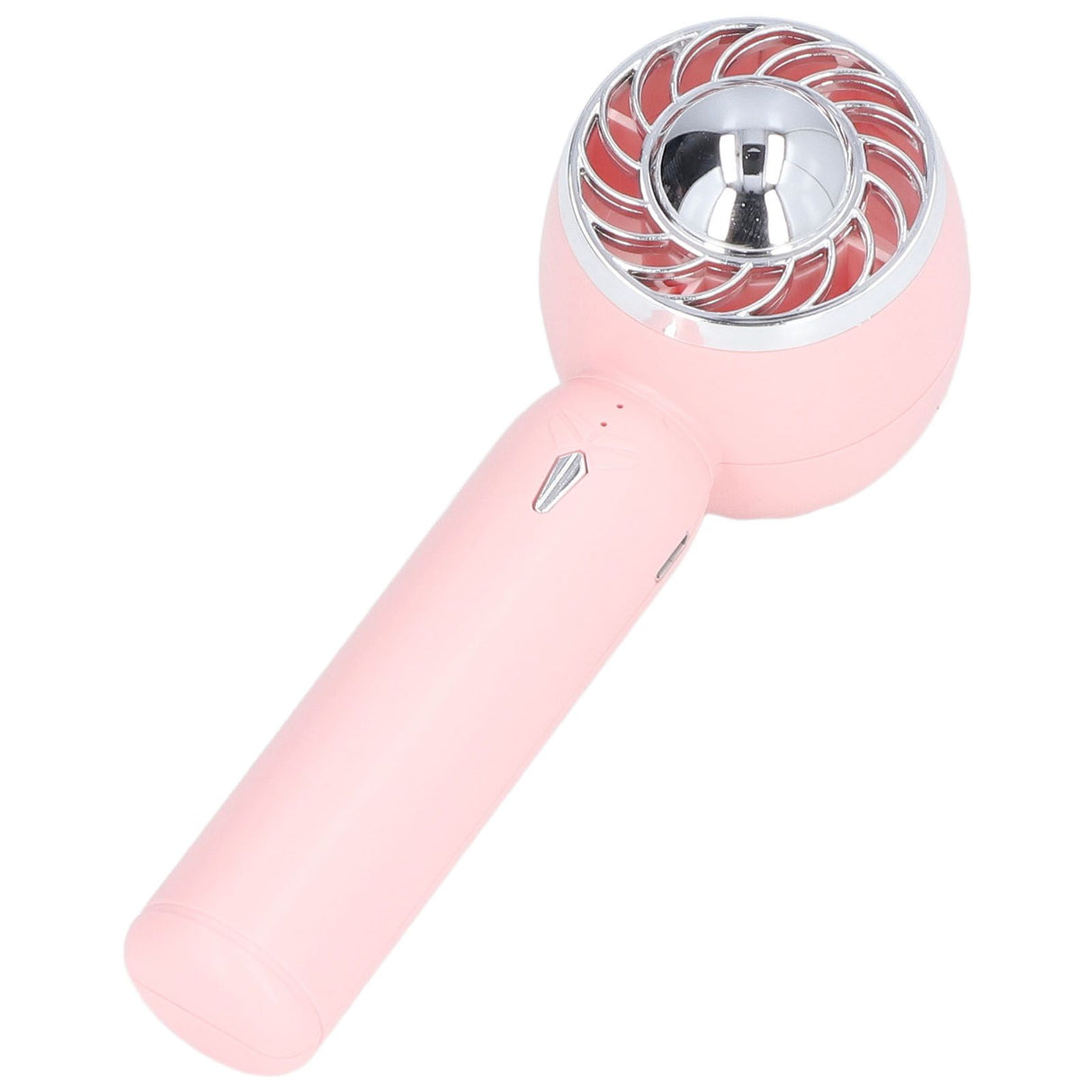 Hand Fan USB 2000mah Battery Charging Supercharged Blades Handheld Desktop Use Portable Rechargeable Fan for Travel Pink