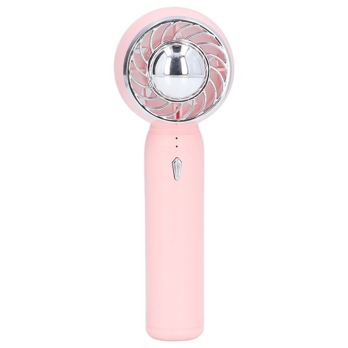 Hand Fan USB 2000mah Battery Charging Supercharged Blades Handheld Desktop Use Portable Rechargeable Fan for Travel Pink