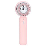 Hand Fan USB 2000mah Battery Charging Supercharged Blades Handheld Desktop Use Portable Rechargeable Fan for Travel Pink