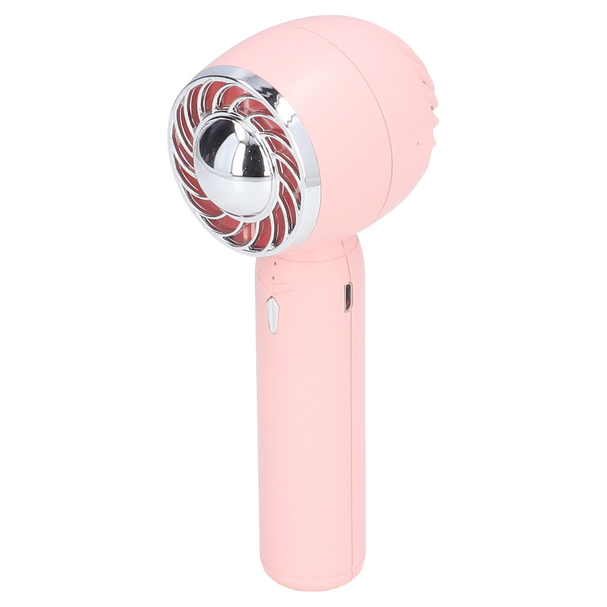 Hand Fan USB 2000mah Battery Charging Supercharged Blades Handheld Desktop Use Portable Rechargeable Fan for Travel Pink