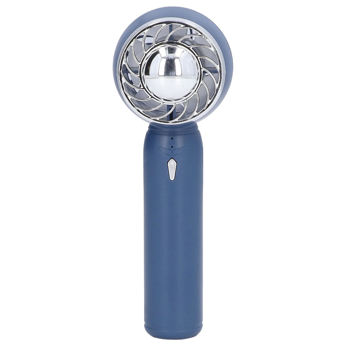 Hand Fan USB 2000mah Battery Charging Supercharged Blades Handheld Desktop Use Portable Rechargeable Fan for Travel Blue