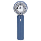 Hand Fan USB 2000mah Battery Charging Supercharged Blades Handheld Desktop Use Portable Rechargeable Fan for Travel Blue