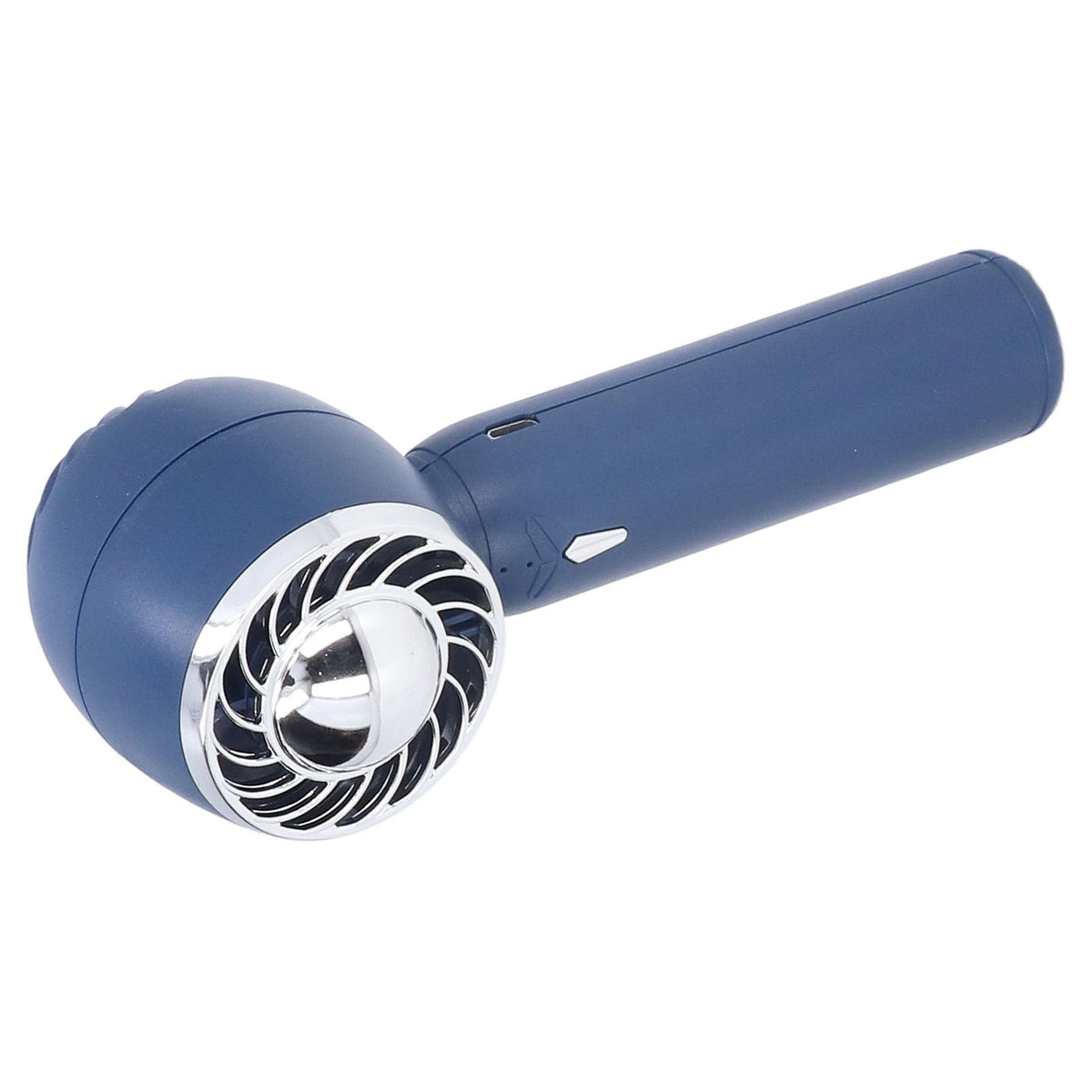 Hand Fan USB 2000mah Battery Charging Supercharged Blades Handheld Desktop Use Portable Rechargeable Fan for Travel Blue