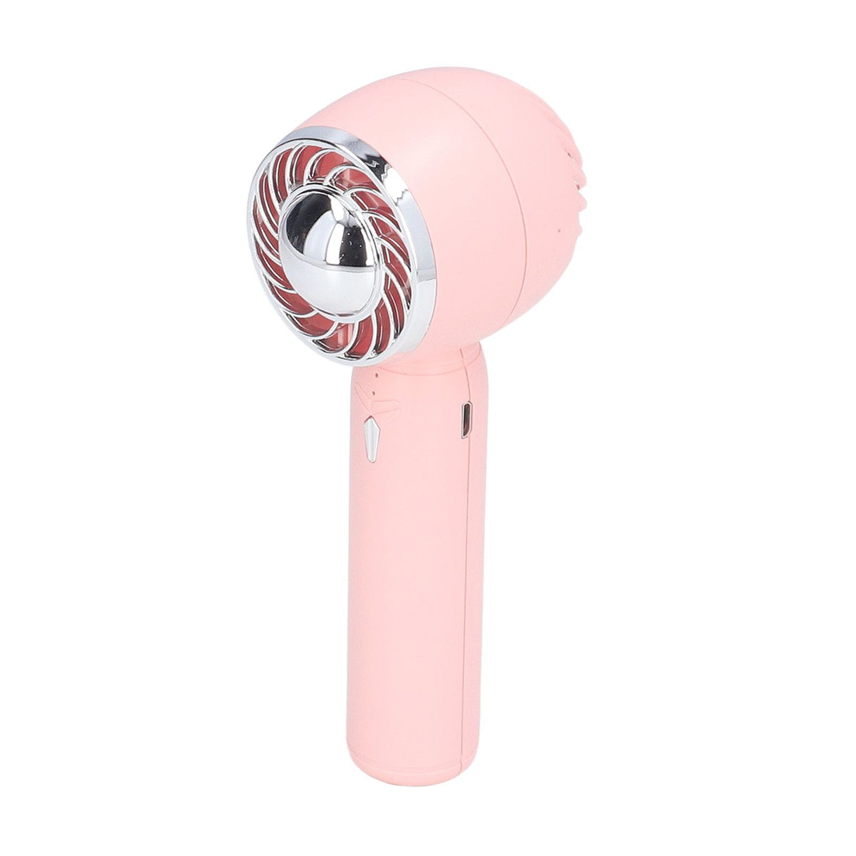 Handheld Fan USB Charging 3 Speeds 2000mAh Mini Portable Desktop Fan for Travel School Office Pink
