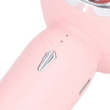 Handheld Fan USB Charging 3 Speeds 2000mAh Mini Portable Desktop Fan for Travel School Office Pink