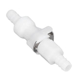 Plastic Hose Quick Connector 5/16 Tube with Shut Off Food Grade Plastic Water Line Tube Connector for Gas Beer Line