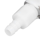Plastic Hose Quick Connector 5/16 Tube with Shut Off Food Grade Plastic Water Line Tube Connector for Gas Beer Line