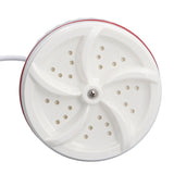 Mini Washing Machine USB Power 30 Mins Washing Water Saving Stable Auto Off Portable Washing Machine for Travel Home - Rear View