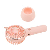 Cat Ears Handheld Fan 3 Levels USB Charging Mini Portable Handheld USB Fan for Outdoor Activities Travelling Pink
