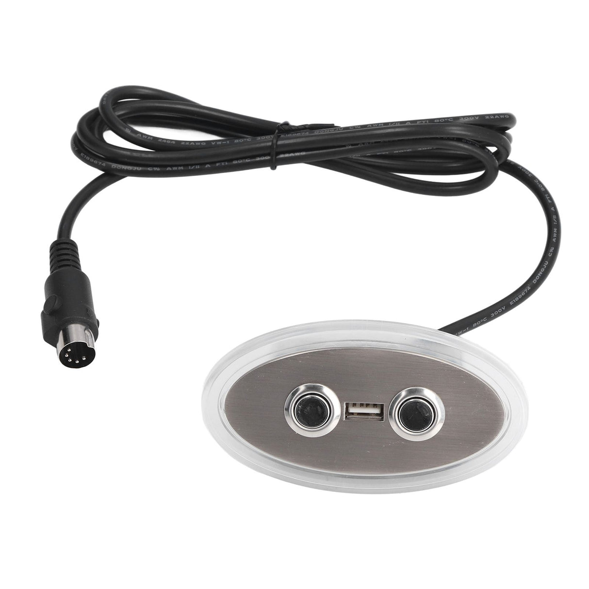 Electric Sofa Controller Electric Stretching Sofa Lifting Device Hand Control Button Switch with USB Port Straight 5 Pin