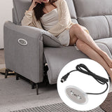 Electric Sofa Controller Electric Stretching Sofa Lifting Device Hand Control Button Switch with USB Port Straight 5 Pin