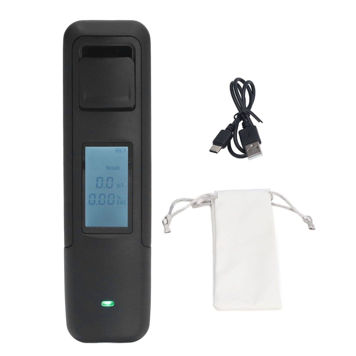 Alcohol Breathalyzer Contactless Design High Accuracy Blowing Type Easy Operation Breath Alcohol Tester