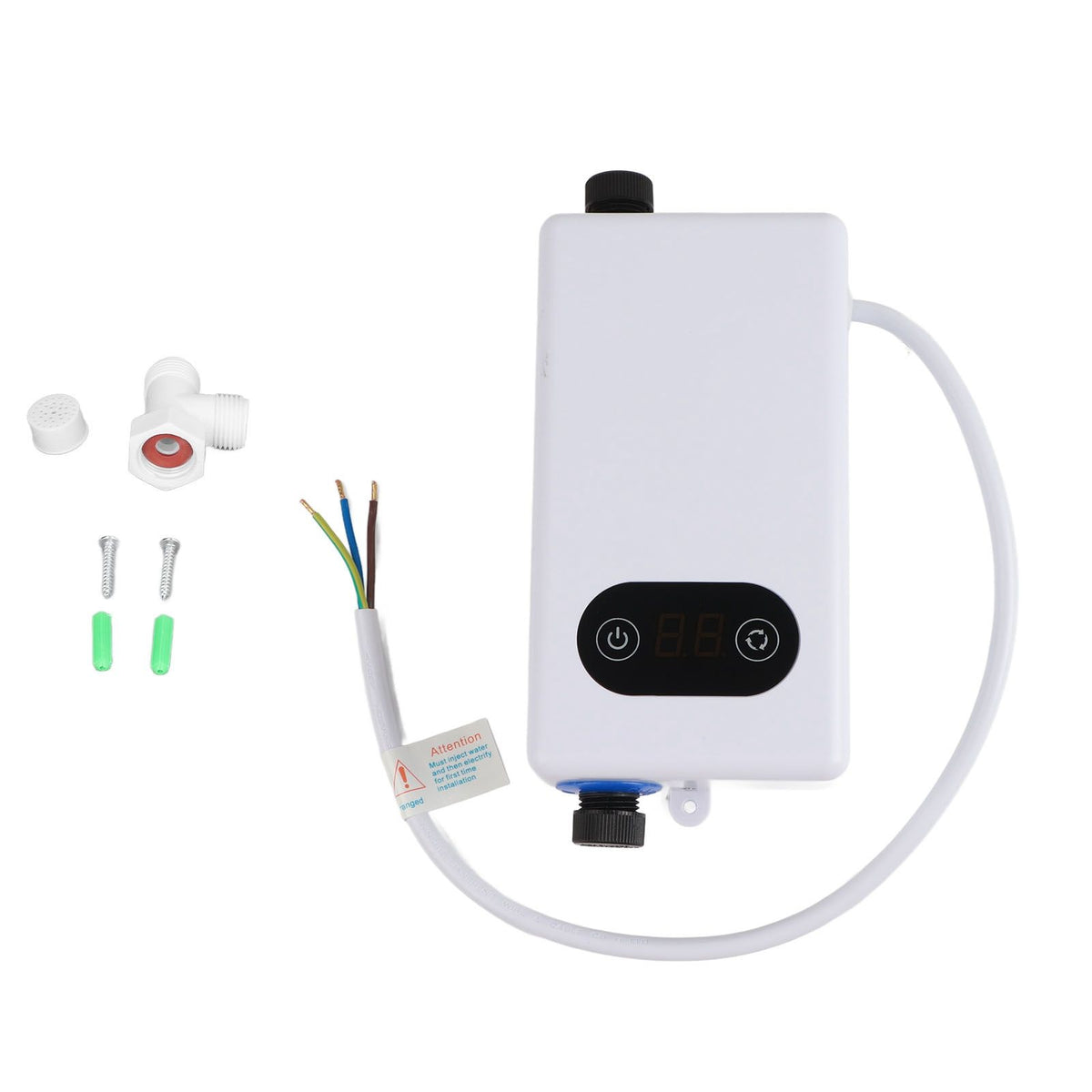 Instant Electric Water Heater with Memory Function Frequency Conversion Constant Temperature Water Heating Machine 220V 3400 W