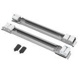 Heavy Duty Extensible Appliance Roller Load Bearing 300KG Universal Wheels Base Appliance Slider for Washer Furniture Silver