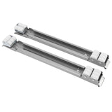 Heavy Duty Extensible Appliance Roller Load Bearing 300KG Universal Wheels Base Appliance Slider for Washer Furniture Silver - 45-Degree Angle