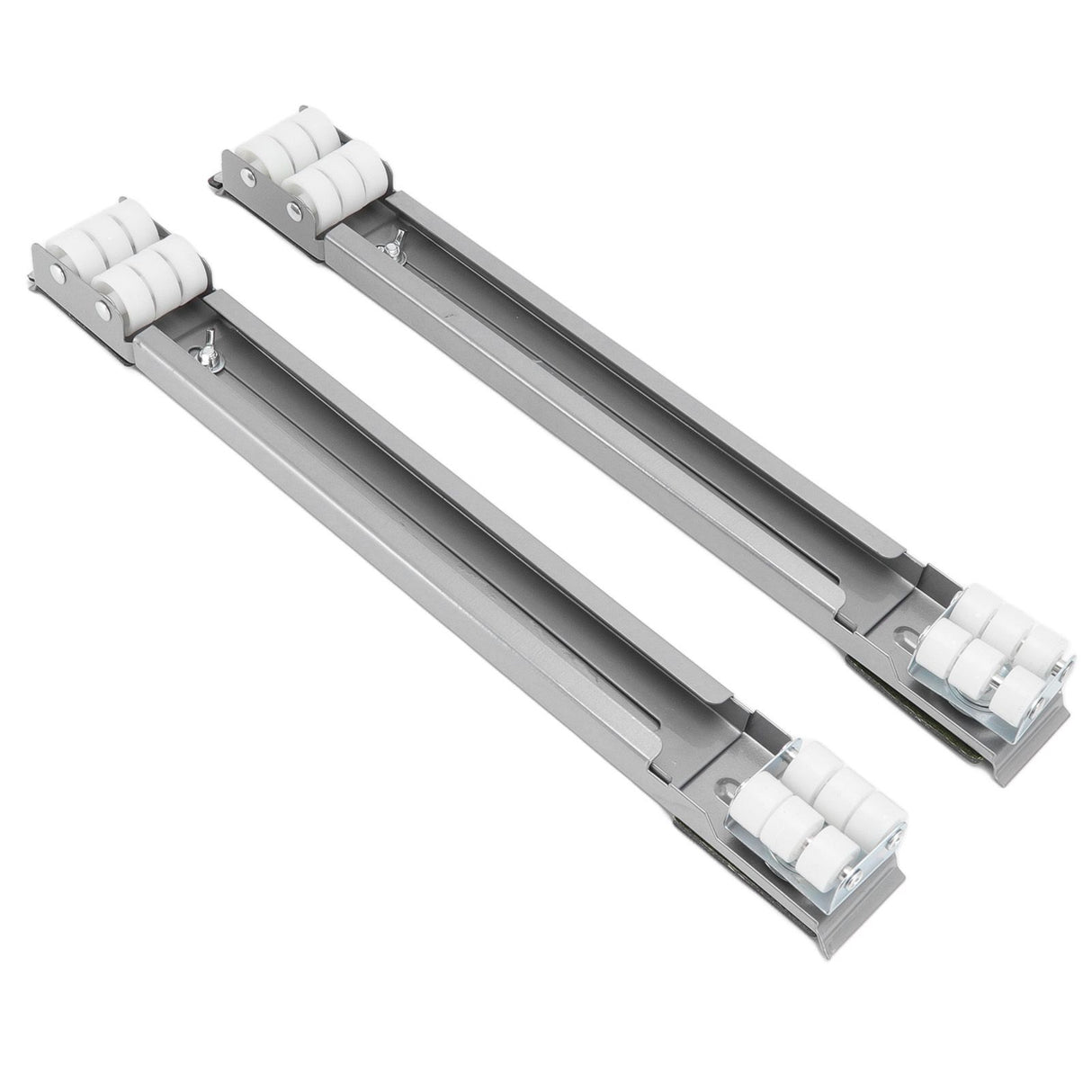 Heavy Duty Extensible Appliance Roller Load Bearing 300KG Universal Wheels Base Appliance Slider for Washer Furniture Silver