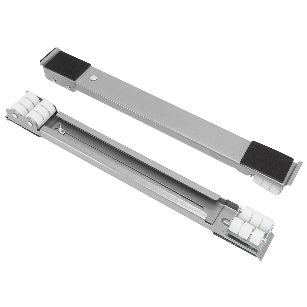 Heavy Duty Extensible Appliance Roller Load Bearing 300KG Universal Wheels Base Appliance Slider for Washer Furniture Silver
