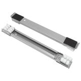 Heavy Duty Extensible Appliance Roller Load Bearing 300KG Universal Wheels Base Appliance Slider for Washer Furniture Silver