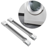 Heavy Duty Extensible Appliance Roller Load Bearing 300KG Universal Wheels Base Appliance Slider for Washer Furniture Silver - Extra Image