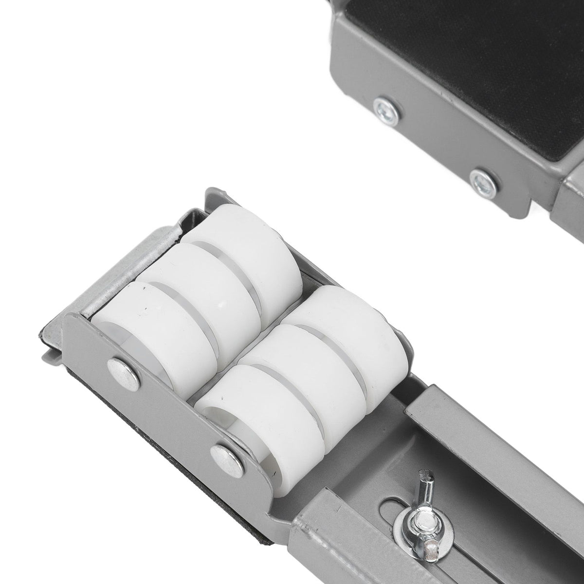 Heavy Duty Extensible Appliance Roller Load Bearing 300KG Universal Wheels Base Appliance Slider for Washer Furniture Silver
