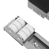 Heavy Duty Extensible Appliance Roller Load Bearing 300KG Universal Wheels Base Appliance Slider for Washer Furniture Silver - Extra Image