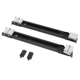 Heavy Duty Extensible Appliance Roller Load Bearing 300KG Universal Wheels Base Appliance Slider for Washer Furniture Black