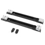 Heavy Duty Extensible Appliance Roller Load Bearing 300KG Universal Wheels Base Appliance Slider for Washer Furniture Black