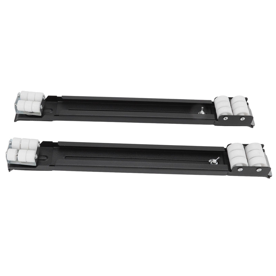 Heavy Duty Extensible Appliance Roller Load Bearing 300KG Universal Wheels Base Appliance Slider for Washer Furniture Black