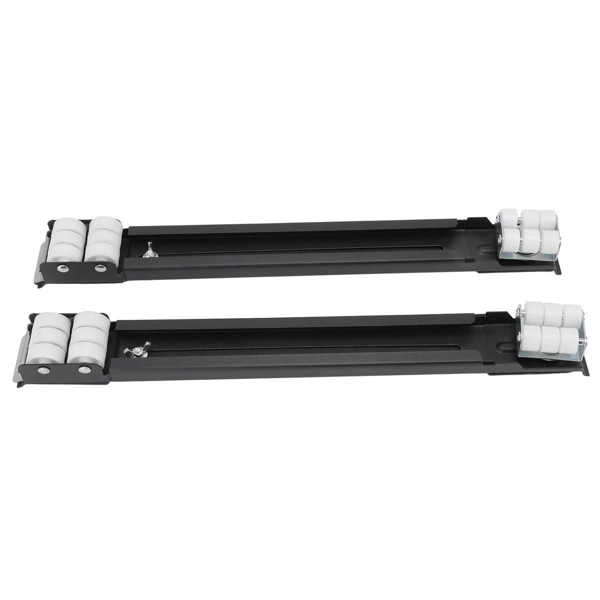 Heavy Duty Extensible Appliance Roller Load Bearing 300KG Universal Wheels Base Appliance Slider for Washer Furniture Black
