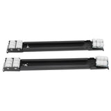 Heavy Duty Extensible Appliance Roller Load Bearing 300KG Universal Wheels Base Appliance Slider for Washer Furniture Black