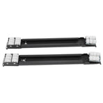 Heavy Duty Extensible Appliance Roller Load Bearing 300KG Universal Wheels Base Appliance Slider for Washer Furniture Black