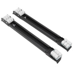 Heavy Duty Extensible Appliance Roller Load Bearing 300KG Universal Wheels Base Appliance Slider for Washer Furniture Black