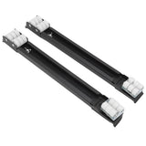 Heavy Duty Extensible Appliance Roller Load Bearing 300KG Universal Wheels Base Appliance Slider for Washer Furniture Black - 45-Degree Angle