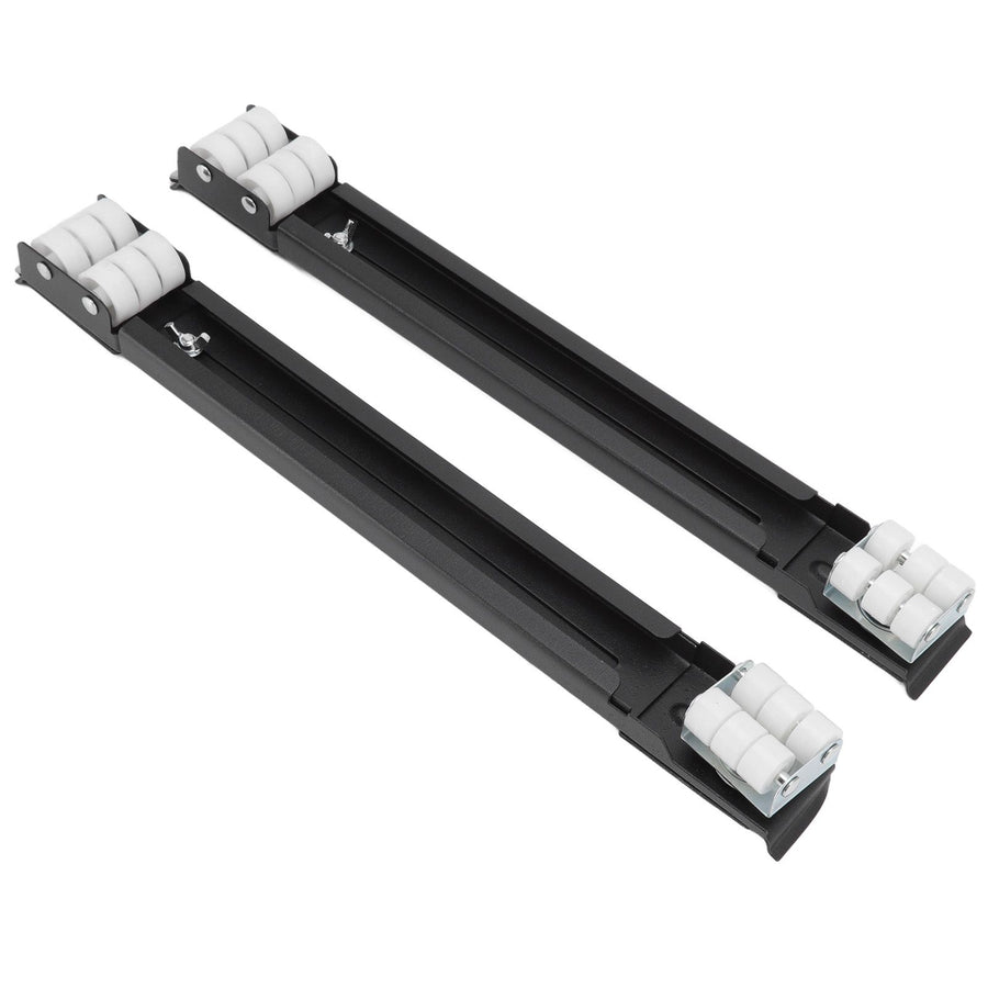 Heavy Duty Extensible Appliance Roller Load Bearing 300KG Universal Wheels Base Appliance Slider for Washer Furniture Black