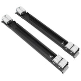 Heavy Duty Extensible Appliance Roller Load Bearing 300KG Universal Wheels Base Appliance Slider for Washer Furniture Black