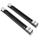 Heavy Duty Extensible Appliance Roller Load Bearing 300KG Universal Wheels Base Appliance Slider for Washer Furniture Black