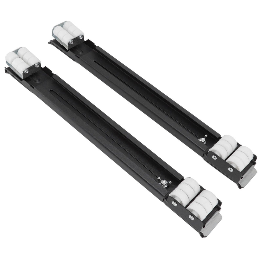 Heavy Duty Extensible Appliance Roller Load Bearing 300KG Universal Wheels Base Appliance Slider for Washer Furniture Black
