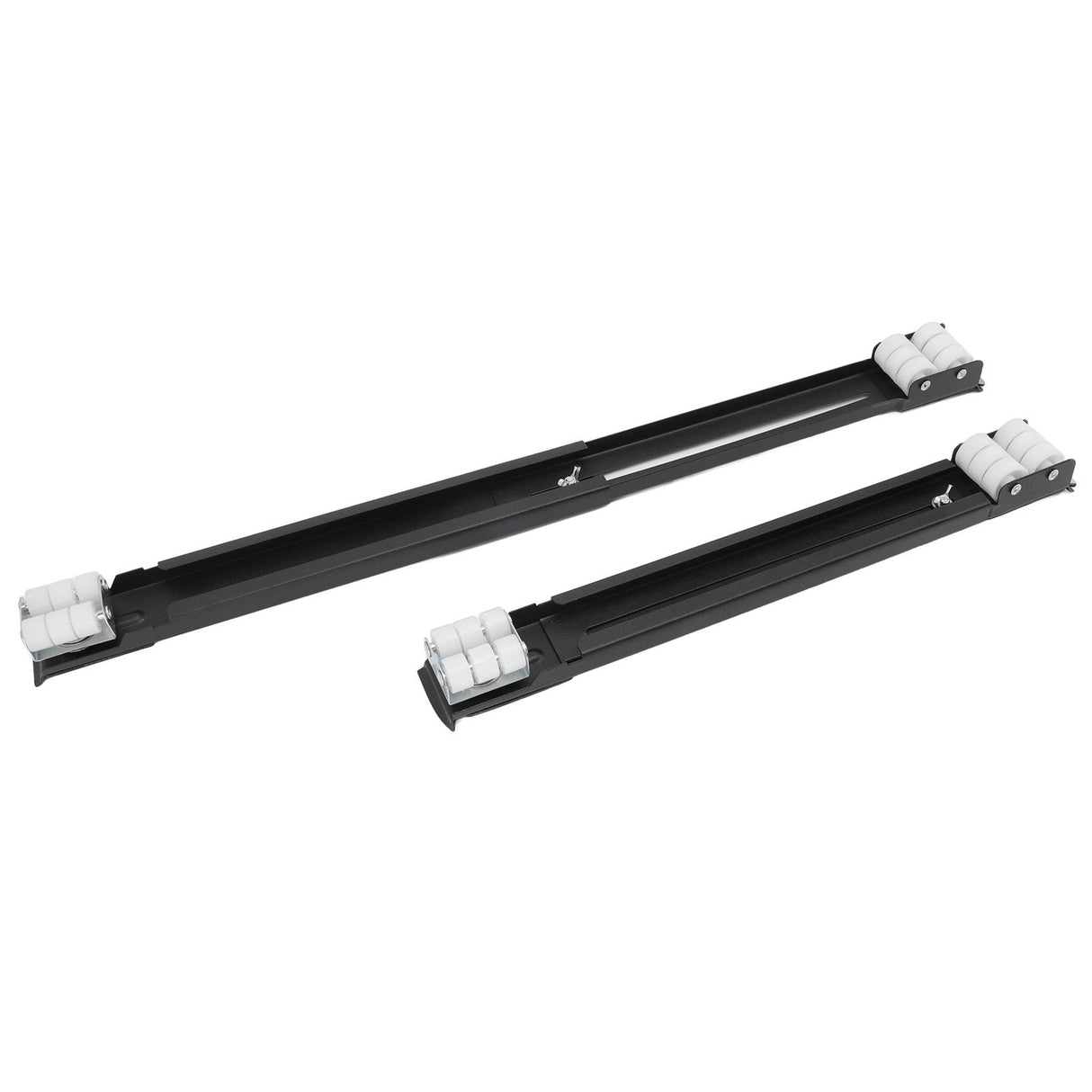Heavy Duty Extensible Appliance Roller Load Bearing 300KG Universal Wheels Base Appliance Slider for Washer Furniture Black